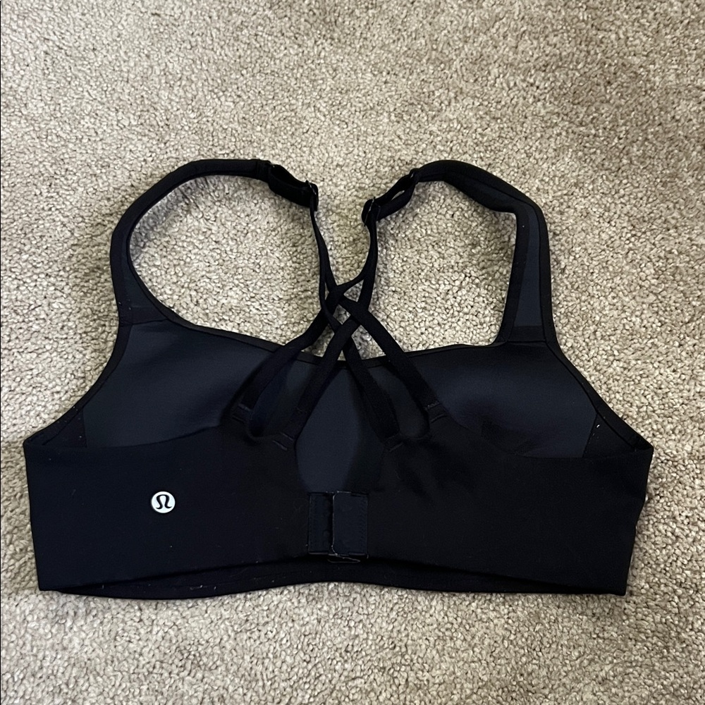 lululemon athletica Black Strappy Sports Bra